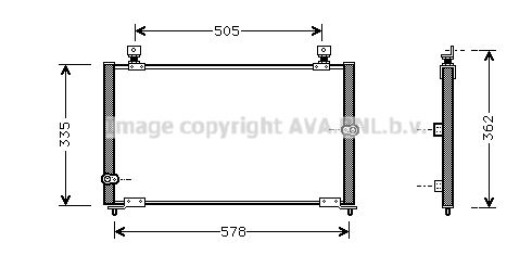 AVA QUALITY COOLING kondensatorius, oro kondicionierius HD5108